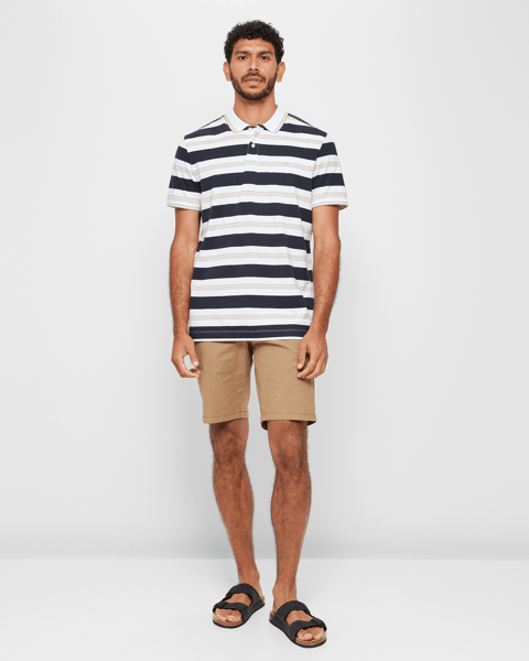 Retro Striped Polo Shirt Target Australia