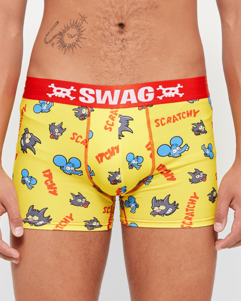 Swag Licensed Trunks Itchy & Scratchy Target Australia