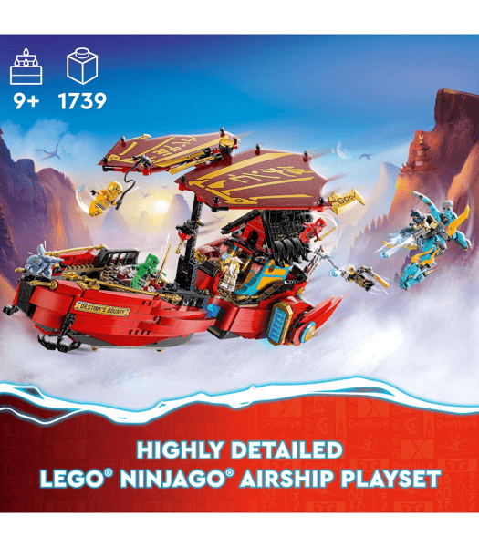 LEGO® NINJAGO Destiny's Bounty – race against time 71797