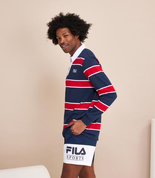 Fila Beau Stripe Rugby Top | Target Australia