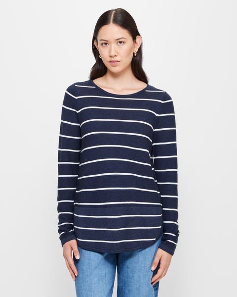 Stitch Curve Hem Jumper | Target Australia