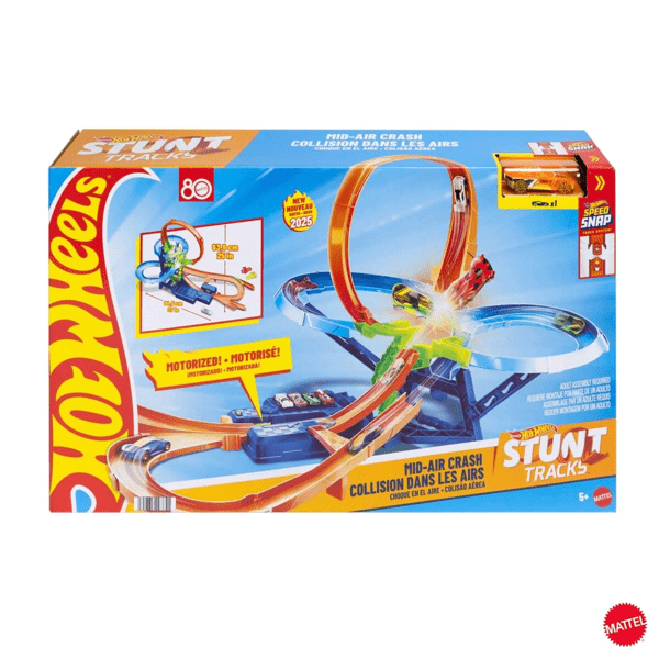 Hot Wheels Stunt Tracks Mid-Air Crash Playset Target Australia