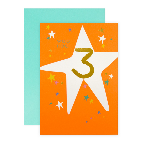 Connections from Hallmark 3rd Birthday Card - Neon and Stars | Target ...