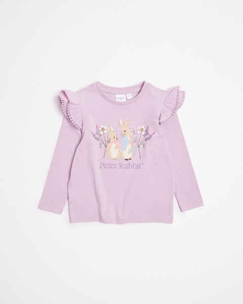 Peter Rabbit Frill Sleeve Top | Target Australia