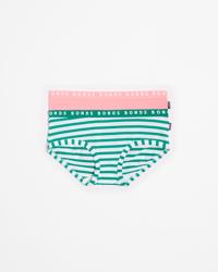 Green Stripe/Pink Rise Up