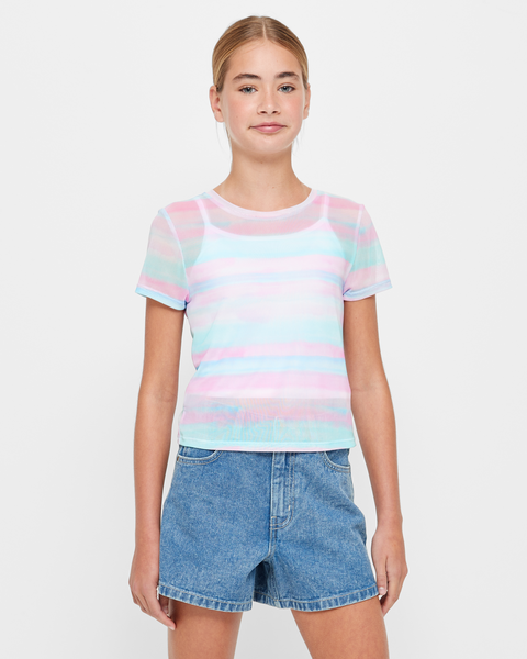 2 Piece Mesh T-shirt Set | Target Australia