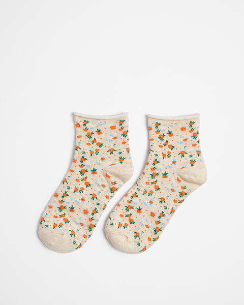 3/4 Crew Ditsy Floral Print Socks - AC-Lab | Target Australia