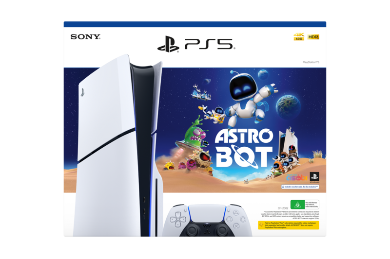 playstation 5 disc console & astro bot bundle