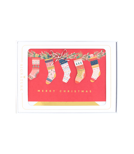 Hallmark Christmas Cards Stockings On The Mantle Target Australia
