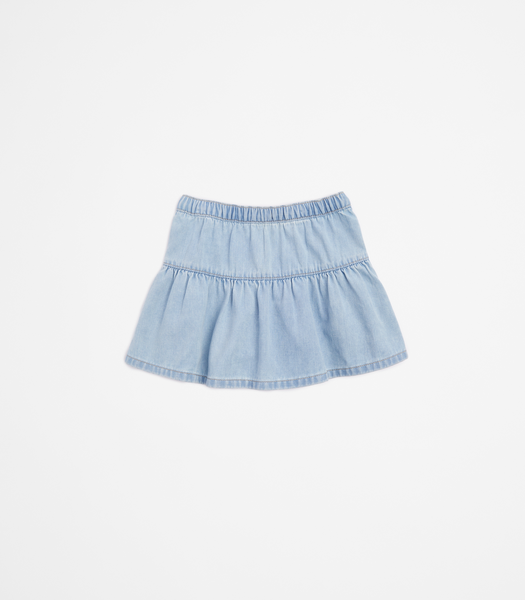 Flounced Hem Denim Skirt | Target Australia
