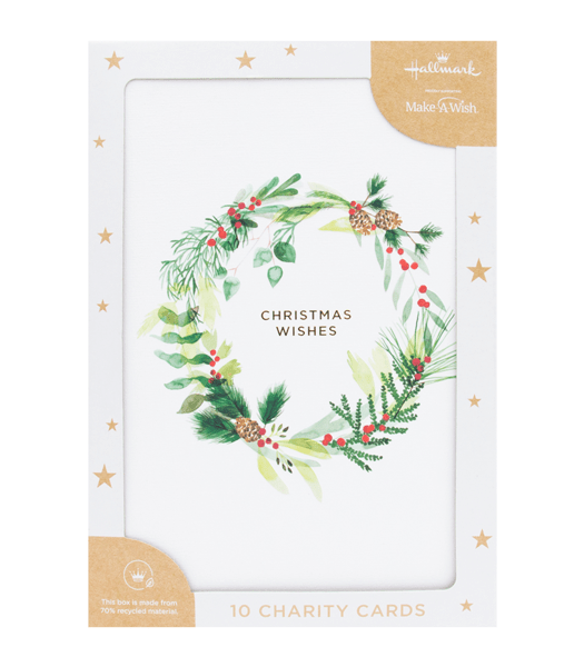Hallmark 10 Pack Christmas Cards Present and Wreath Target Australia