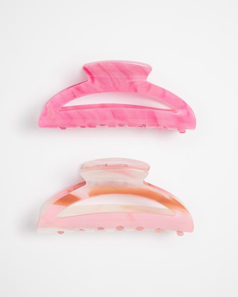 2 Pack Curved Claw Hair Clips Target Australia