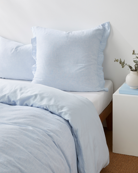 Harper Linen/Cotton European Pillowcase - Multi | Target Australia