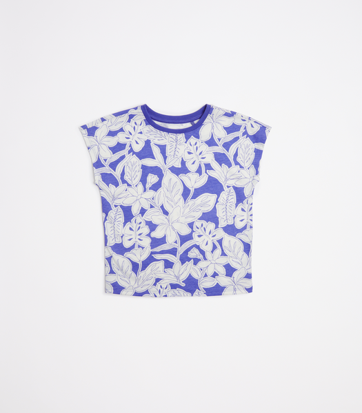 Organic Cotton Drop Shoulder Print T-shirt | Target Australia