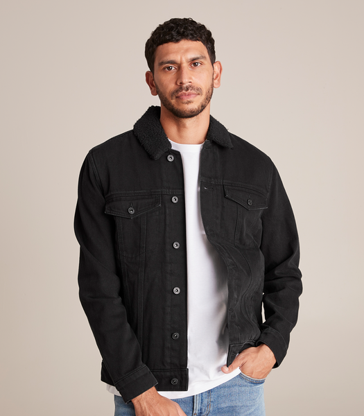 Mens sherpa best sale jacket target