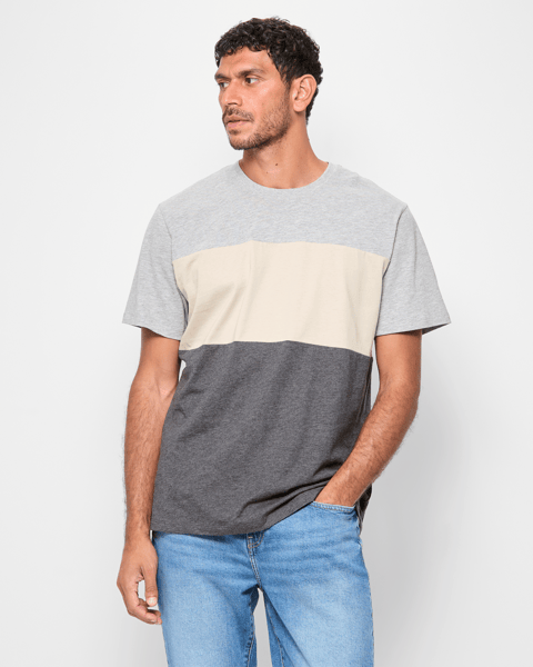 Regular Fit Short Sleeve Shirt - Red & Brown Abstract Australian