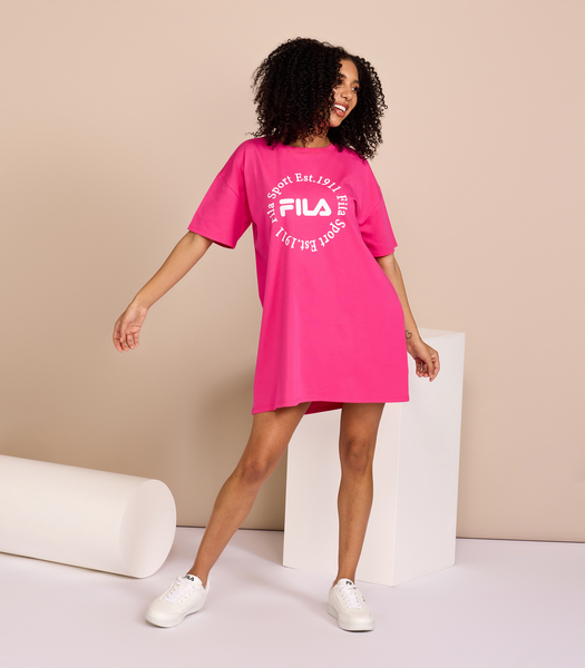 Women's fila t top shirt dress