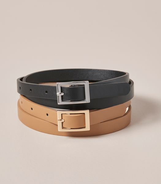 2 Pack Skinny Core Waist Belts Target Australia