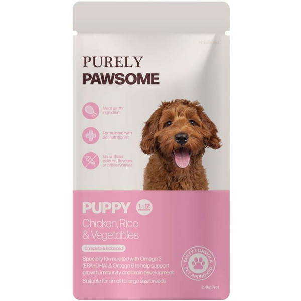 Purely Pawsome Dog Food Puppy Chicken - Rice & Vegetables | Target ...