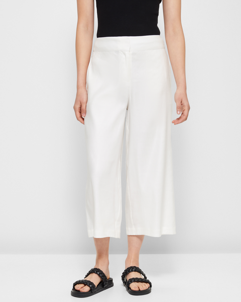 European Linen Blend Elasticated Wide Leg Culottes - Preview | Target ...