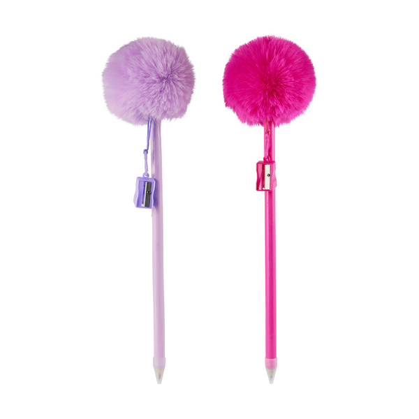 Jumbo Pom Pom Pencil with Sharpener, Assorted - Anko | Target Australia