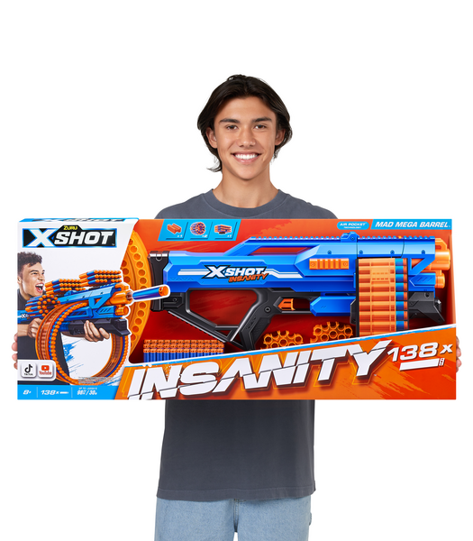 X-Shot Insanity Mad Mega Barrel by ZURU