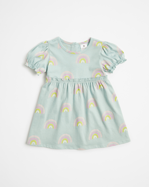 Baby Organic Cotton Rainbow Dress | Target Australia