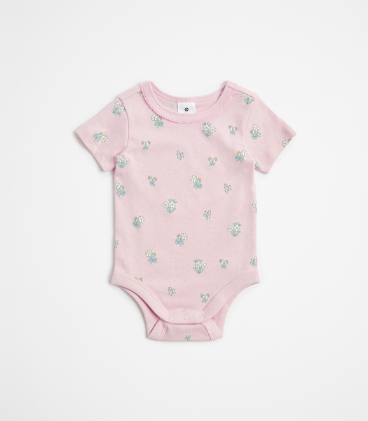 Baby Organic Cotton Print Bodysuit | Target Australia