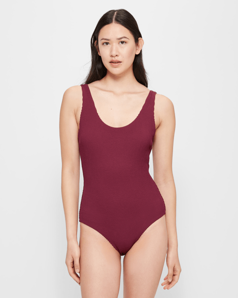 Crinkle One Piece Scoop Swim Bathers Target Australia