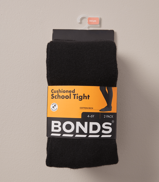 2 Pack Bonds Cushioned School Tights Target Australia