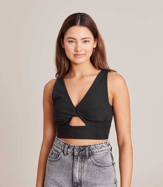 Lily Loves Twist Front Crop Top Target Australia