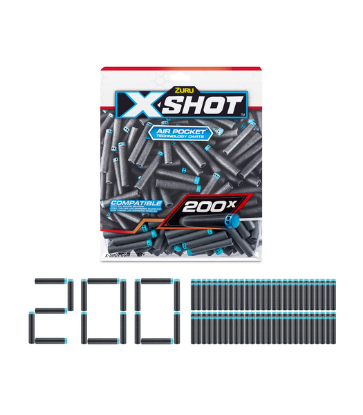 X-Shot Excel Darts Refill Pack (200 Darts) by ZURU | Target Australia