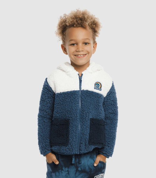 Piping Hot Teddy Zip Thru Jacket Target Australia