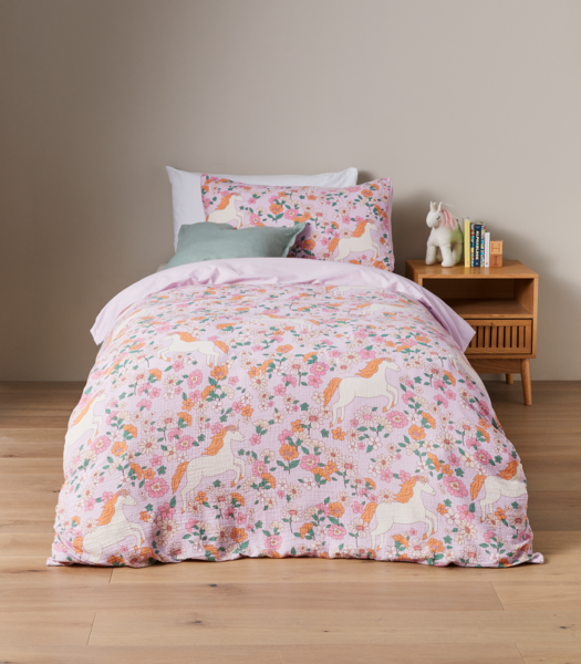 Unicorn quilt cover on sale kmart