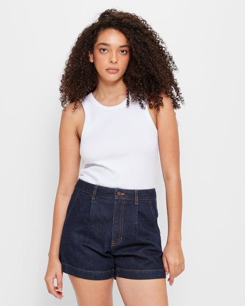 Pleat Front Denim Shorts | Target Australia