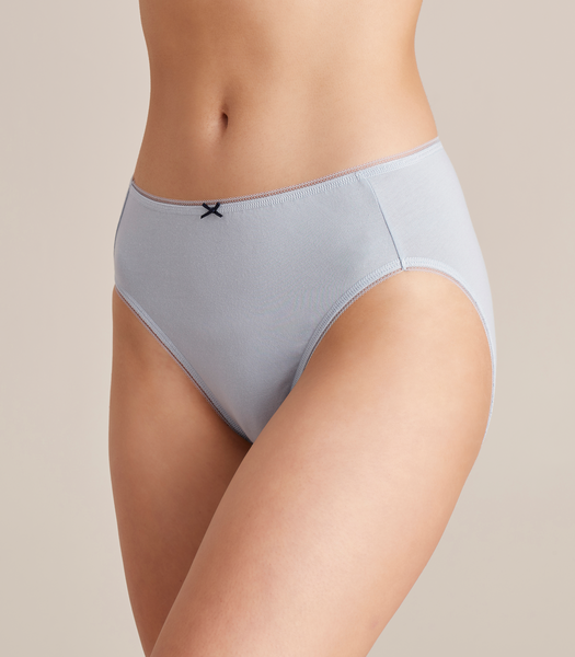 5 pcs lot stripe cotton high cut briefs underwear panties – JKS