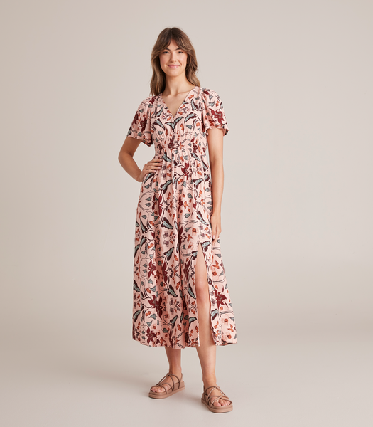 Flutter Sleeve Maxi Dress | Target Australia