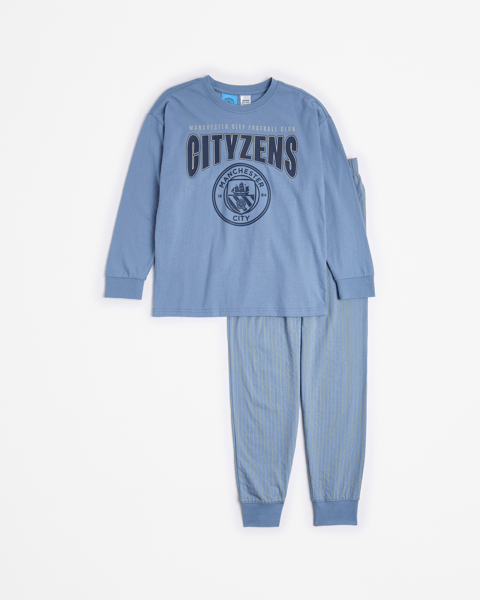 MANCHESTER CITY Jongens Pyjama Kort Kinderen Officieel