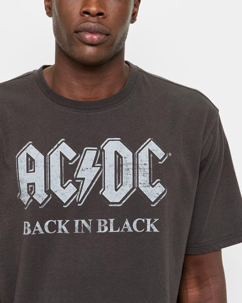 Licensed AC/DC Back In Black T-Shirt | Target Australia