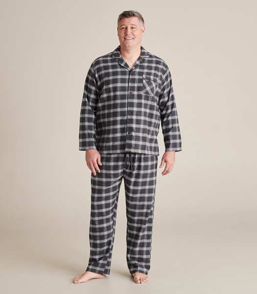 Flannelette pyjamas plus discount size