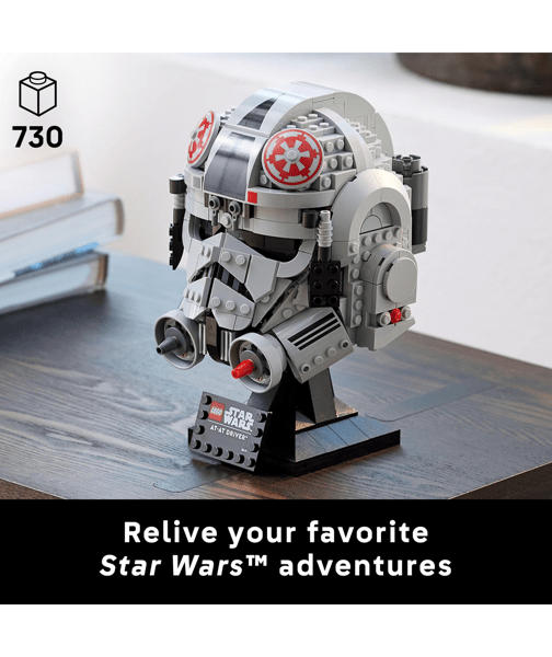 Star Target Tie Fighter Helmet LEGO TIE Fighter Pilot Helmet 75274
