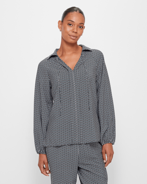Collared Tie Neck Blouse Preview Target Australia
