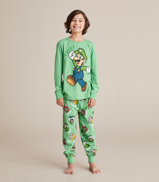 Kids Family Matching Super Mario Cotton Pyjama Set