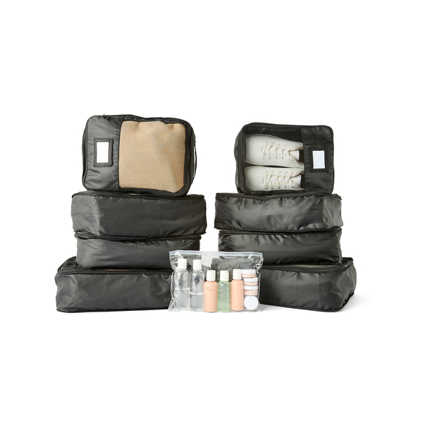 19 Piece Travel Organisation Set - Anko
