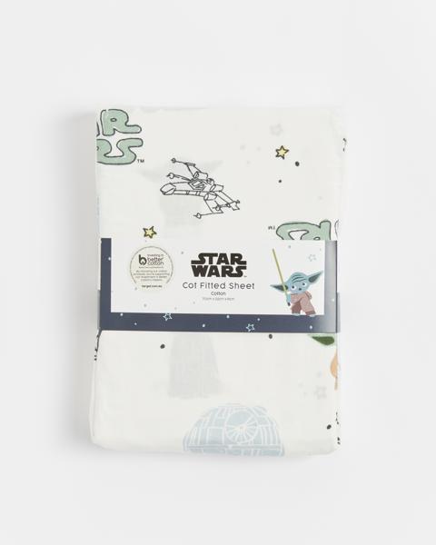 Star Wars Baby Cot Fitted Sheet Target Australia