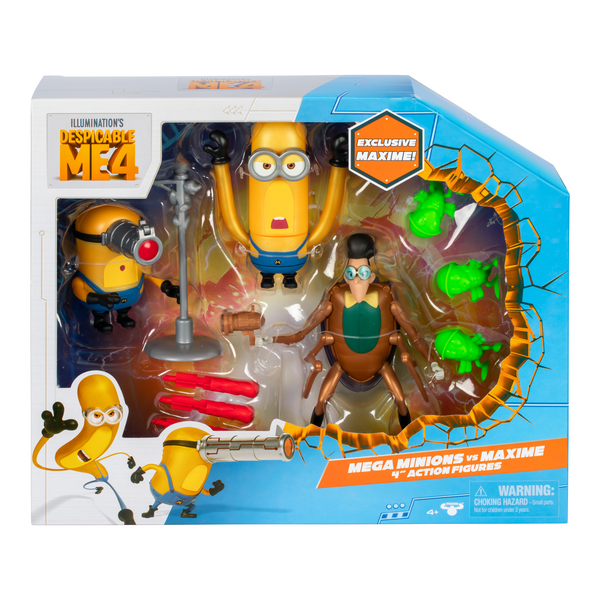 Despicable Me 4 Mega Minions VS Maxime 3 Pack | Target Australia