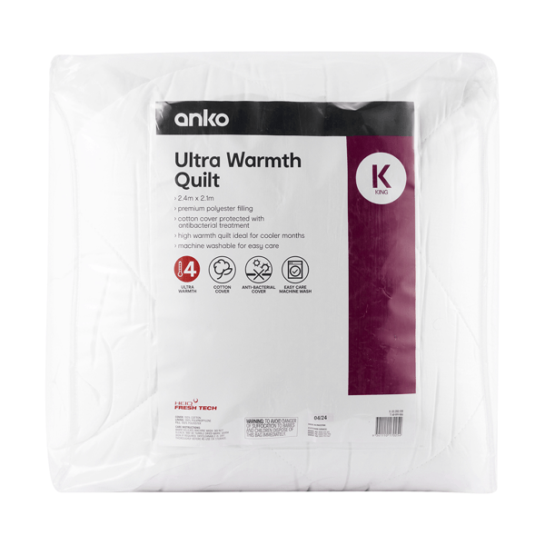 Ultra Warmth Quilt, King Bed Anko Target Australia