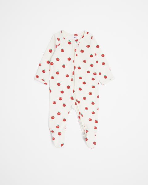 Baby organic cotton print zip coverall target australia