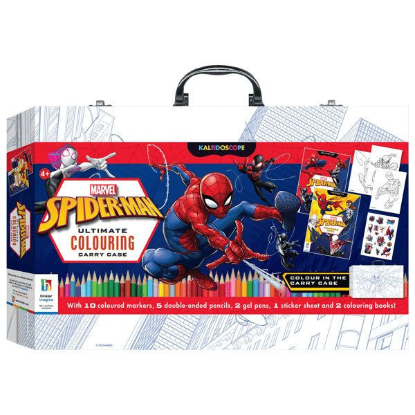 Kaleidoscope Marvel Spider-Man Ultimate Colouring Carry Case | Target ...