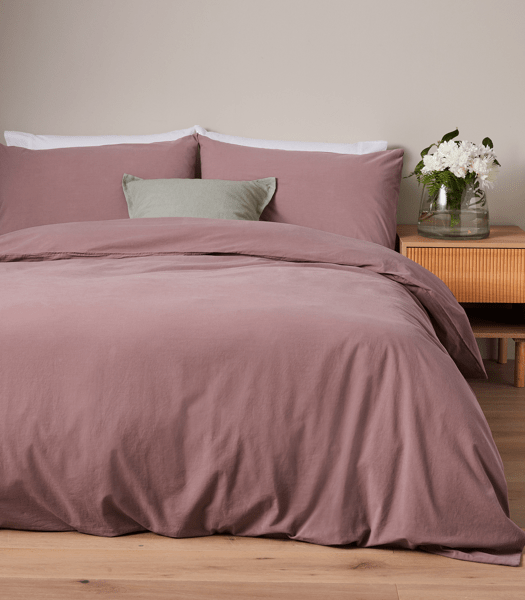 Arlo Stonewash Quilt Cover Set Target Australia